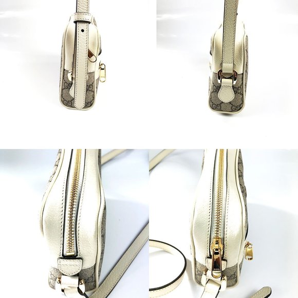 Gucci GG Supreme Sherry Line Offdia Shoulder Bag Pochette Crossbody - Picture 5 of 6